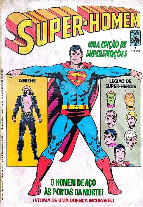 Gibi Super-homem #3 - Formatinho Autor (1984) [usado]