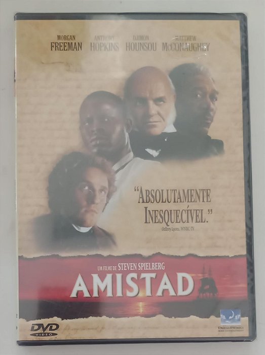 Dvd Amistad Editora Steven Spielberg [novo]