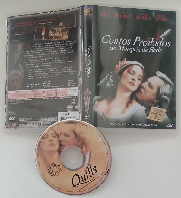Dvd Contos Proibidos do Marquês de Sade Editora Philip Kaufman [usado]