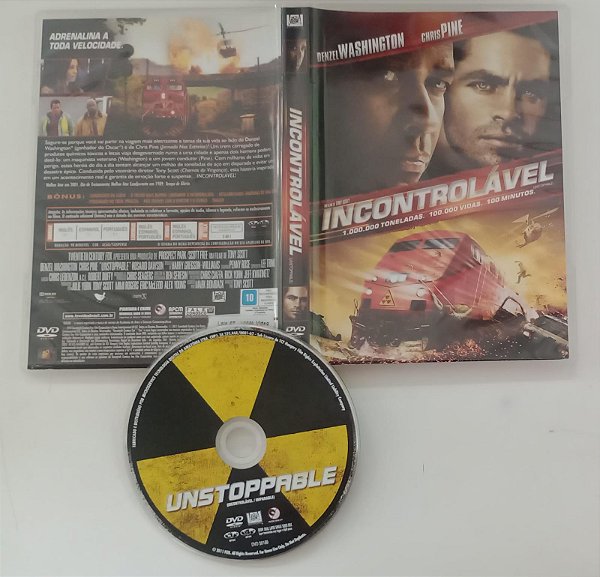 Dvd Incontrolável Editora Tony Scott [usado]