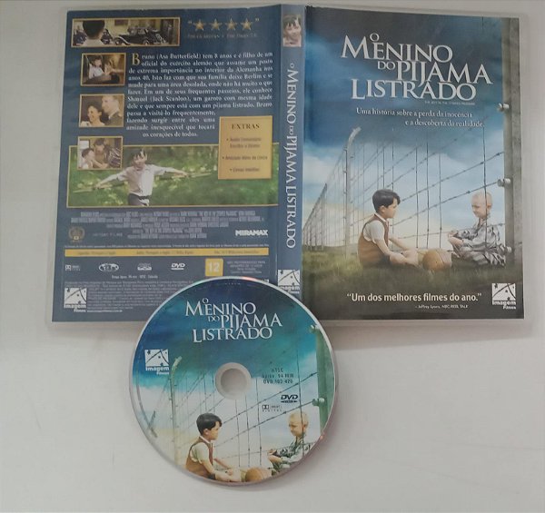 Dvd o Menino do Pijama Listrado Editora Mark Herman [usado]