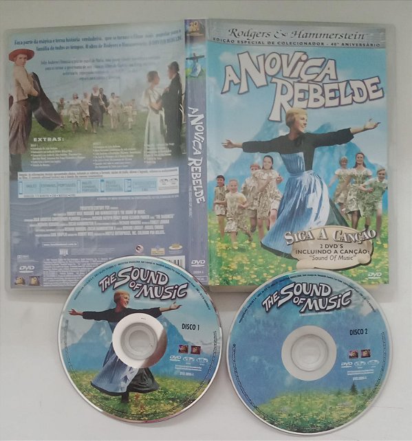Dvd a Noviça Rebelde (2 Dvds - Edição Especial de Colecionador - 40° Aniversário) Editora Robert Wise [usado]