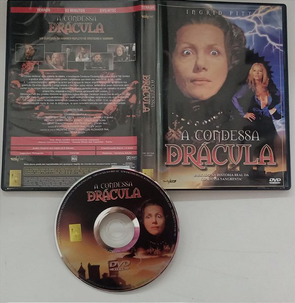 Dvd a Condessa Drácula Editora Peter Sasdy [usado]