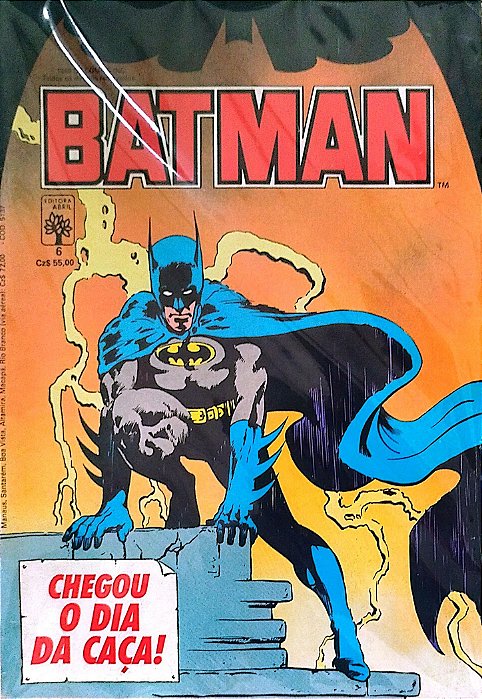 Gibi Batman #6 - Formatinho Autor (1988) [usado]