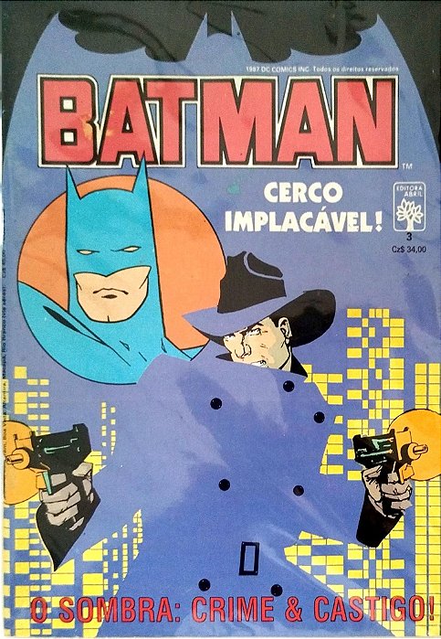 Gibi Batman #3 - Formatinho Autor (1987) [usado]