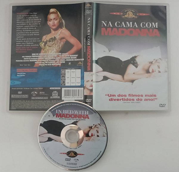 Dvd Madonna - na Cama com Madonna Editora Alek Keshishian [usado]
