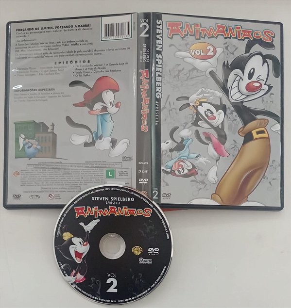 Dvd Animaniacs Vol. 2 Editora Steven Spielberg [usado]