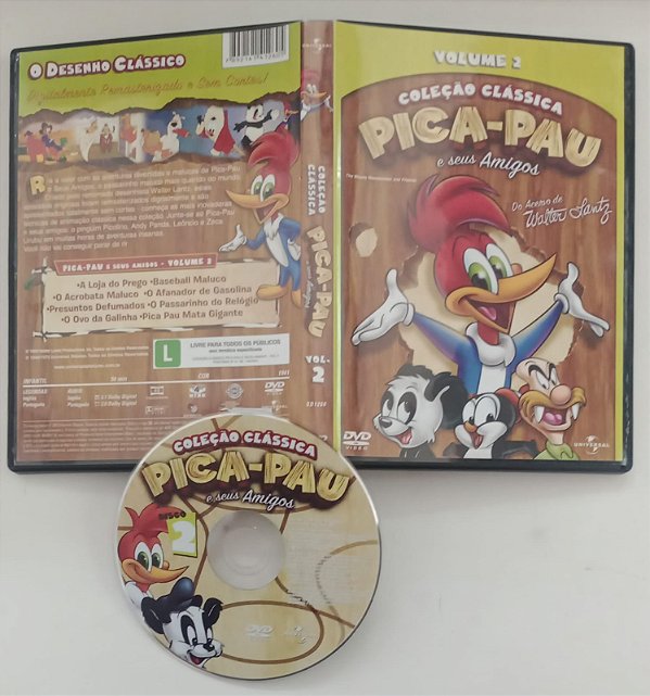 Dvd Pica-pau e seus Amigos - Volume 2 Editora [usado]
