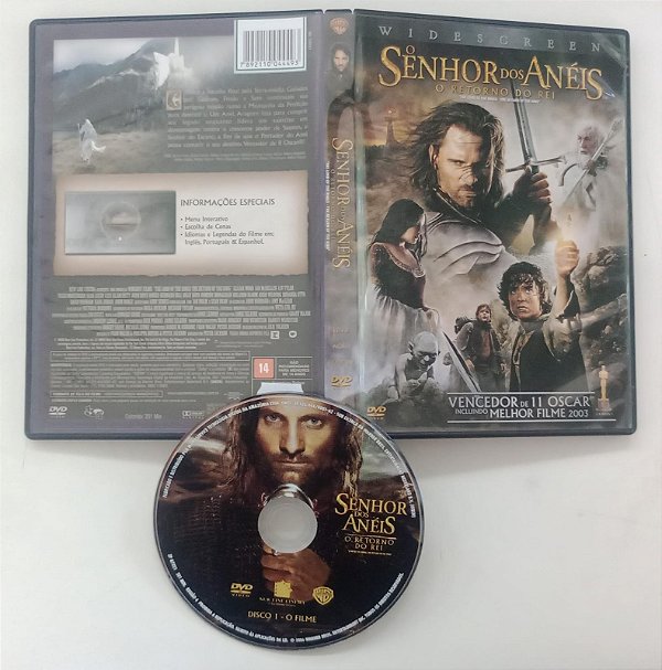 Dvd o Senhor dos Anéis - o Retorno do Rei Editora Peter Jackson [usado]