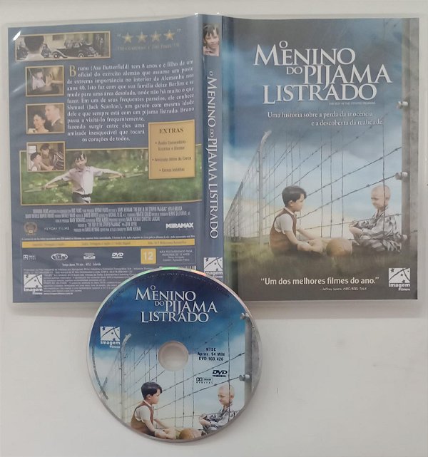 Dvd o Menino do Pijama Listrado Editora Mark Herman [usado]