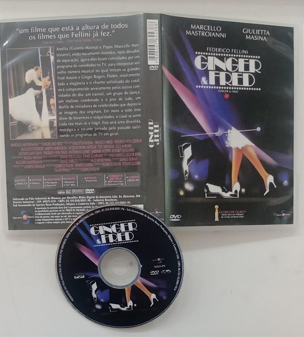 Dvd Ginger & Fred Editora Federico Fellini [usado]
