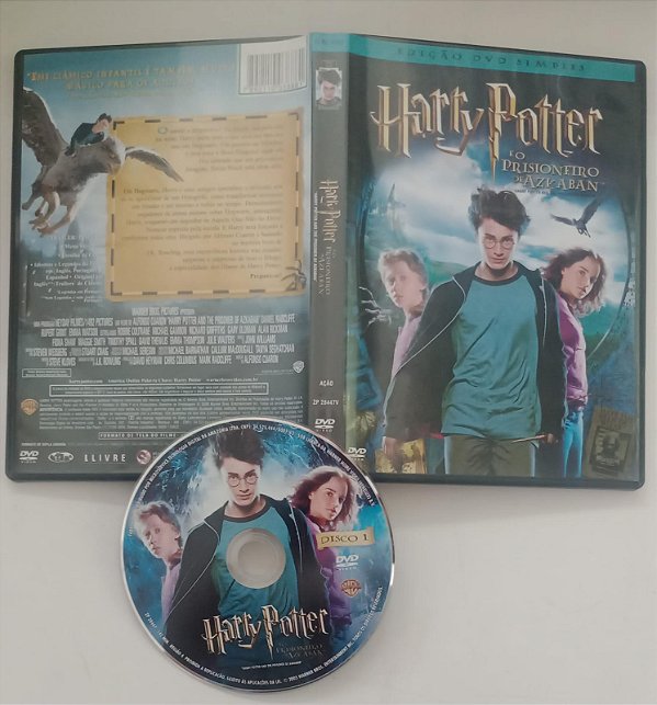 Dvd Harry Potter e o Prisioneiro de Azkaban Editora Alfonso Cuarón [usado]