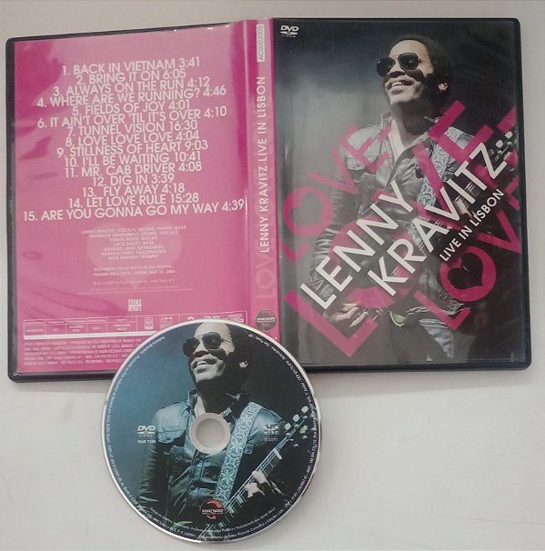 Dvd Lenny Kravitz - Live In Lisbon Editora [usado]