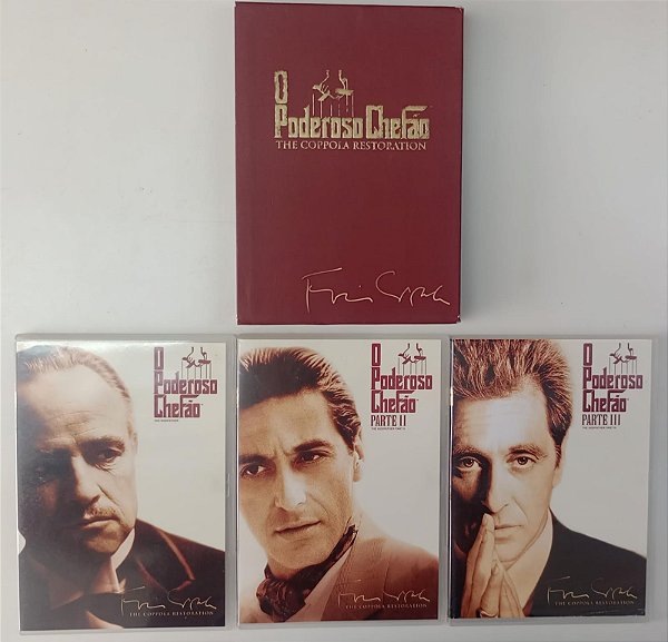 Dvd o Poderoso Chefão [box - Trilogia] Editora Francis Ford Coppola [usado]