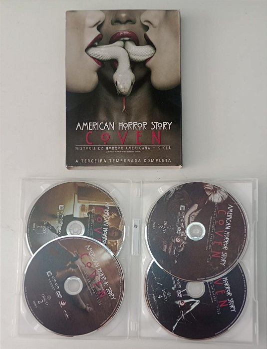 Dvd American Horror Story: Coven - a Terceira Temporada Completa Editora Ryan Murphy [usado]