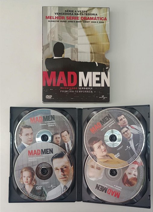 Dvd Mad Men - Primeira Temporada (4 Discos) Editora Matthew Weiner [usado]