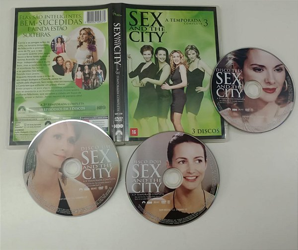 Dvd Sex And The City - a 3° Temporada Completa (3 Discos) Editora Darren Star [usado]