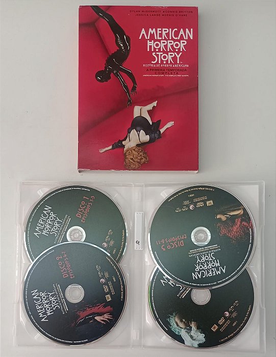 Dvd American Horror Story - a Primeira Temporada Completa (4 Discos) Editora Ryan Murphy [usado]