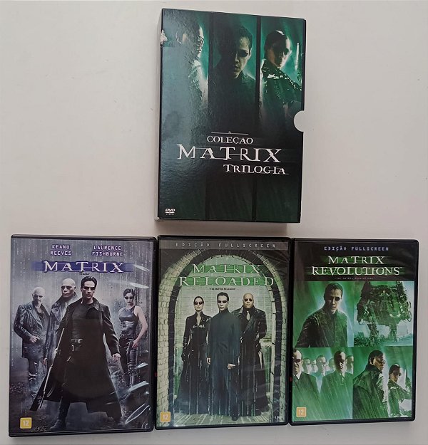 Dvd Matrix - Trilogia (3 Dvds) Editora Irmãos Wachowski [usado]