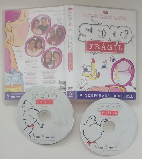 Dvd Sexo Frágil - 1° Temporada Completa (2 Discos) Editora João Falcão e Flavia Lacerda [usado]