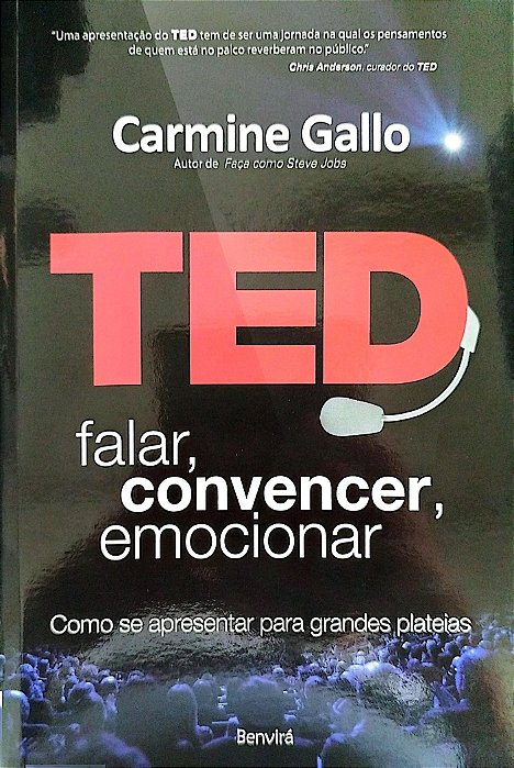 Livro Ted: Falar, Convencer, Emocionar Autor Gallo, Carmine (2014) [seminovo]