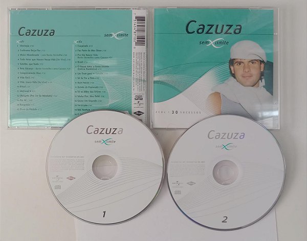 Cd Cazuza - sem Limites (2 Cds / 30 Sucessos) Interprete Cazuza (2001) [usado]