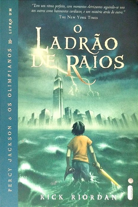 Livro o Ladrão de Raios - Percy Jackson e os Olimpianos Livro 1 Autor Riordan, Rick (2010) [seminovo]
