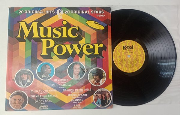 Disco de Vinil Music Power (lp - Coletânea Internacional 1977) Interprete Vários (1977) [usado]