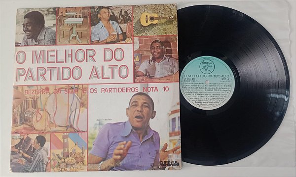 Disco de Vinil Bezerra da Silva e os Partideiros Nota 10 - o Melhor do Partido do Alto (lp 1981) Interprete Bezerra da Silva e os Partideiros Nota 10 (1981) [usado]