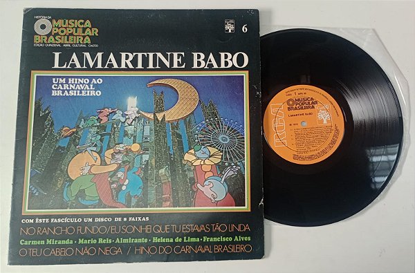 Disco de Vinil Lamartine Babo - Coleção História da Música Popular Brasileira 6 (lp 10 Pol. / 1970) Interprete Lamartine Babo (1970) [usado]