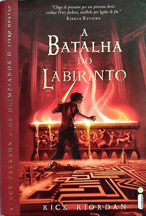 Livro a Batalha do Labirinto - Percy Jackson e os Olimpianos Livro 4 Autor Riordan, Rick (2010) [seminovo]