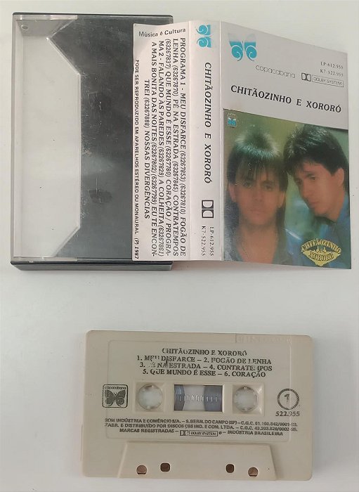 Vhs Fita Cassete (k7) - Chitãozinho & Xororó (1987) Editor [usado]