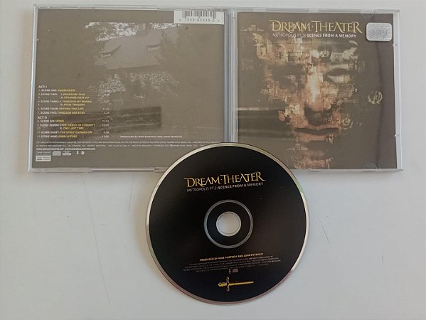 Cd Dream Theater - Metropolis Pt2: Scenes From a Memory Interprete Dream Theater (1999) [usado]