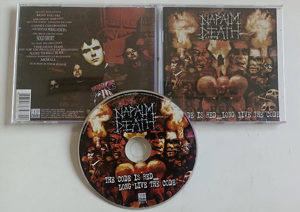 Cd Napalm Death - The Cod Is Red... Long Live The Code Interprete Napalm Death (2005) [usado]