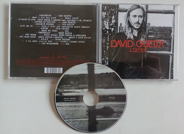 Cd David Guetta - Listen Interprete David Guetta com Vários Artistas (2014) [usado]