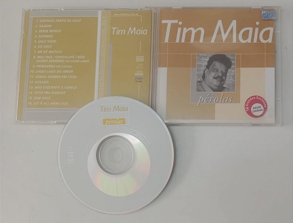 Cd Tim Maia - Pérolas (16 Grandes Sucessos) Interprete Tim Maia (2000) [usado]