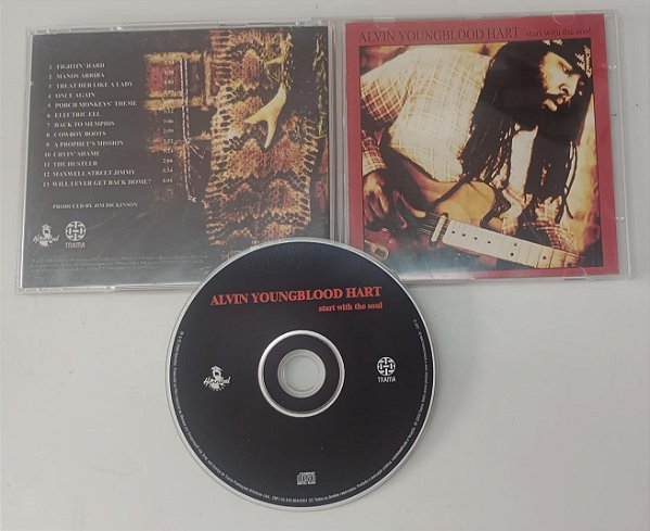 Cd Alvin Youngblood Hart - Start With The Soul Interprete Alvin Youngblood Hart (2000) [usado]