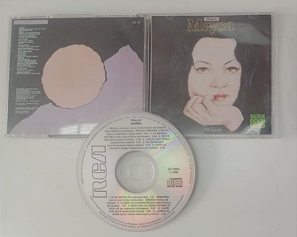 Cd Maysa - Demais (série Documento) Interprete Maysa [usado]