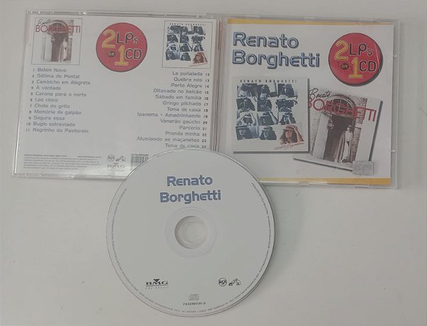 Cd Renato Borghetti - 2 Lps em 1 Cd Interprete Renato Borghetti (2001) [usado]