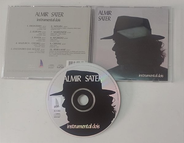 Cd Almir Sater - Instrumental Dois Interprete Almir Sater (1995) [usado]
