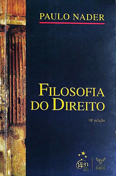 Livro Filosofia do Direito Autor Nader, Paulo (2010) [usado]