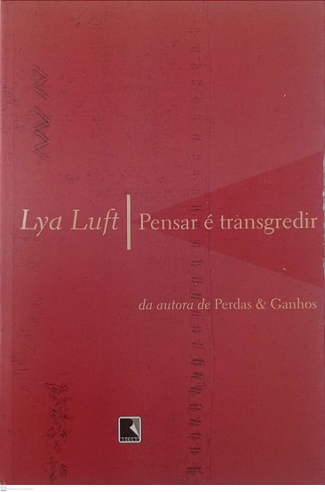 Livro Pensar é Transgredir Autor Luft, Lya (2005) [usado]