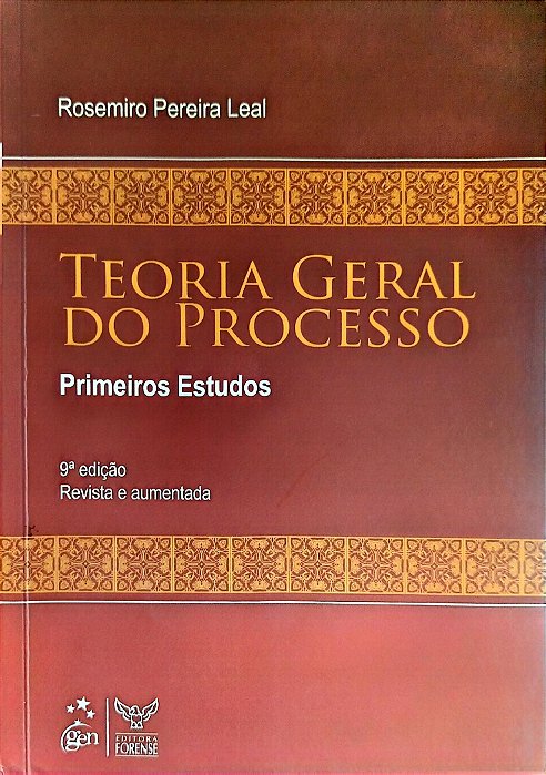 Livro Teoria Geral do Processo - Primeiros Estudos Autor Leal, Rosemiro Pereira (2010) [seminovo]