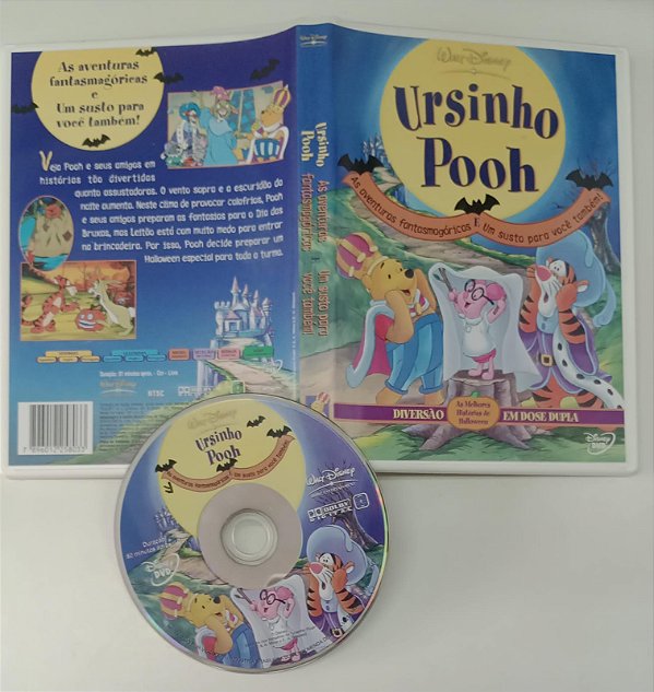 Dvd Ursinho Pooh - as Aventuras Fantasmagóricas e um Susto para Você Também Editora [usado]