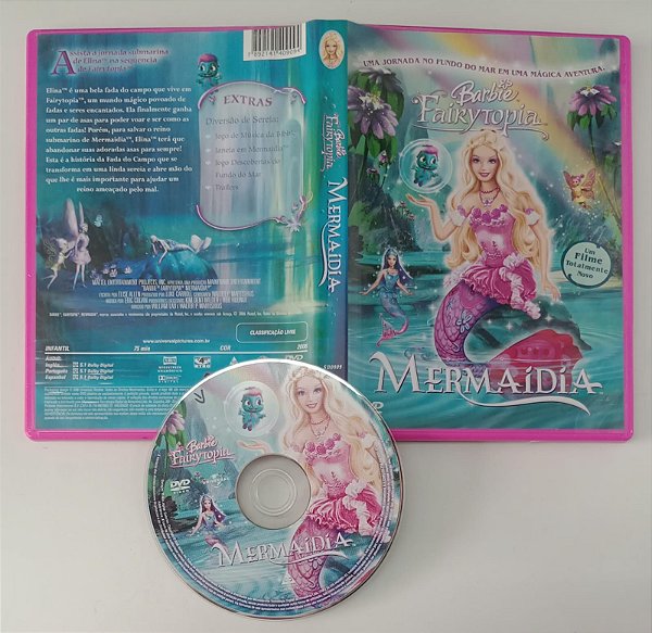 Dvd Barbie - Mermaidia Editora William Lau e Walter P. Martishius [usado]