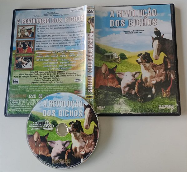 Dvd a Revolução dos Bichos Editora John Stephenson [usado]