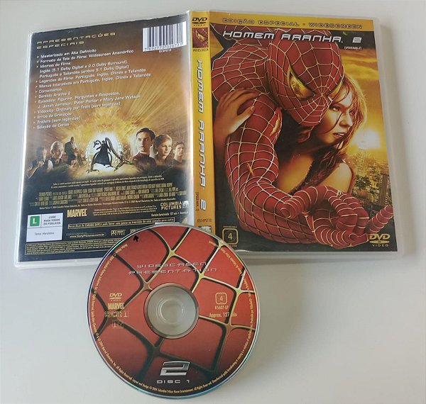 Dvd Homem-aranha 2 - Edição Especial Editora Sam Raimi [usado]