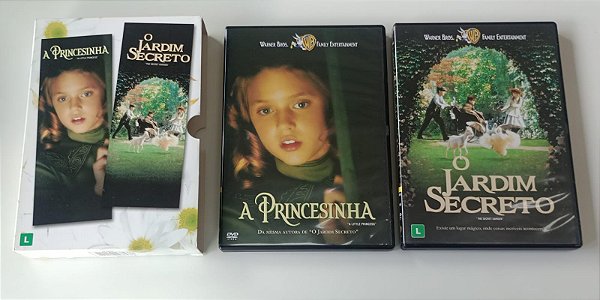 Dvd a Princesinha / o Jardim Secreto Editora Alfonso Cuaron / Agnieszka Holland [seminovo]