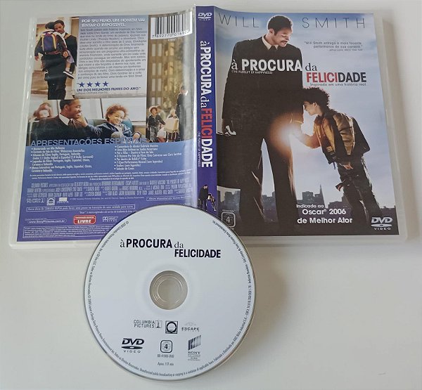 Dvd À Procura da Felicidade Editora Gabriele Muccino [usado]