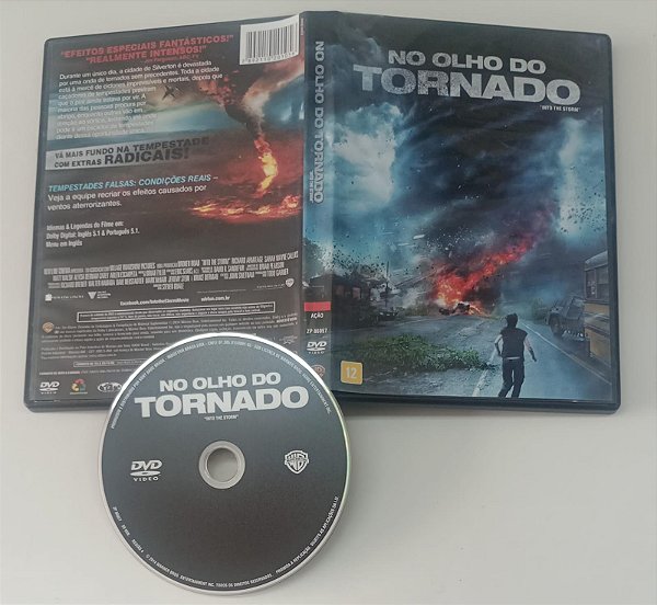 Dvd no Olho do Tornado Editora Steven Quale [usado]